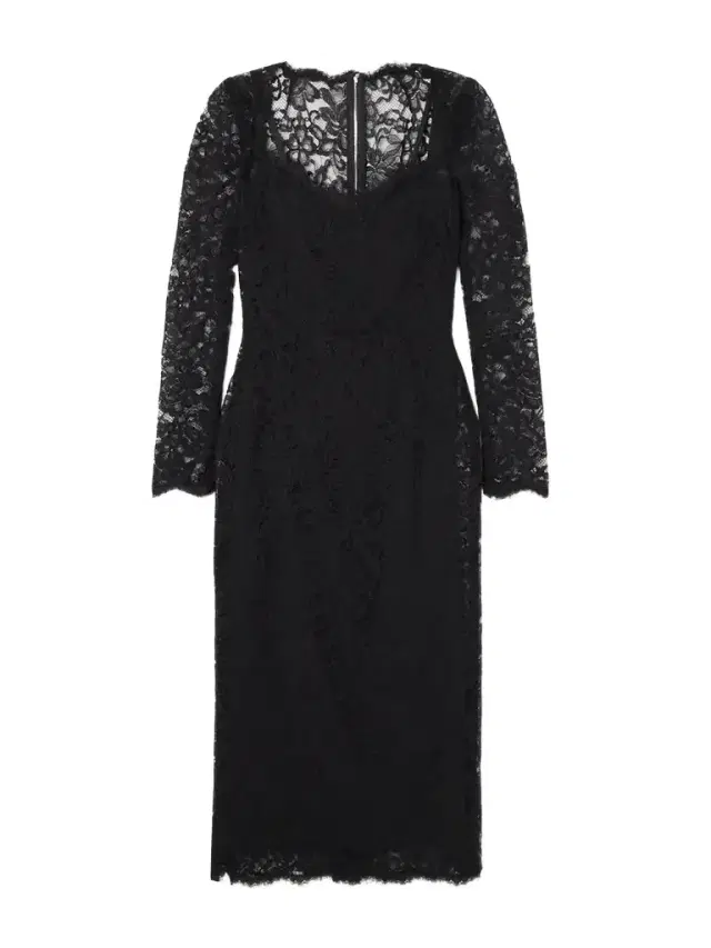 Dolce & Gabbana Corded Lace Midi Dress