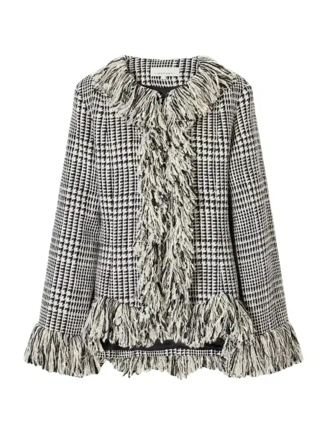 LIBEROWE Banker Fringed Cotton-blend Tweed Jacket