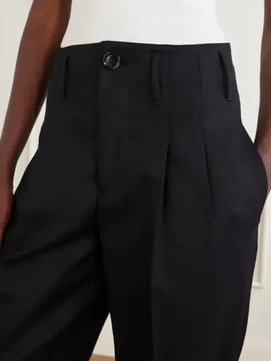 AMI PARIS Pleated Wool-gabardine Wide-leg Pants | Thumbnail 5 AMI PARIS Pleated Wool-gabardine Wide-leg Pants | Thumbnail 5