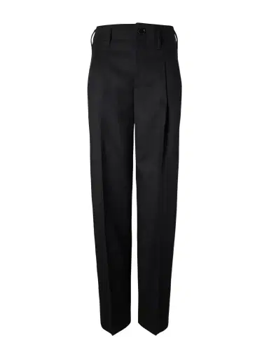 AMI PARIS Pleated Wool-gabardine Wide-leg Pants | Thumbnail 1 AMI PARIS Pleated Wool-gabardine Wide-leg Pants | Thumbnail 1