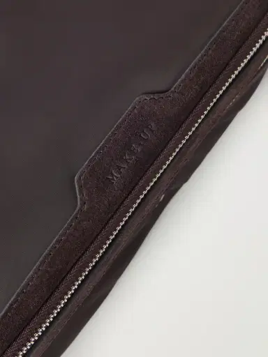Anya Hindmarch Suede-trimmed Shell Cosmetics Case | Thumbnail 3 Anya Hindmarch Suede-trimmed Shell Cosmetics Case | Thumbnail 3