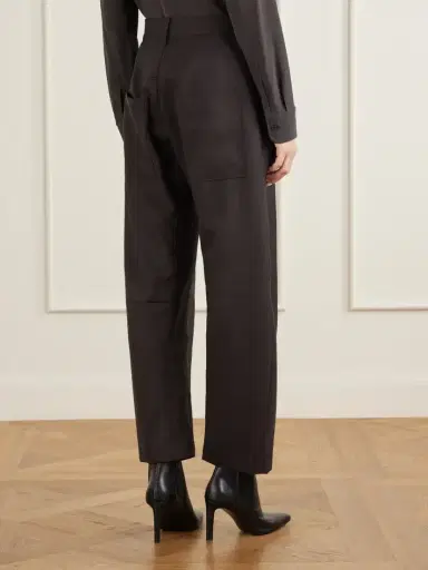 Nili Lotan Shon Wool-gabardine Barrel-leg Pants | Thumbnail 4