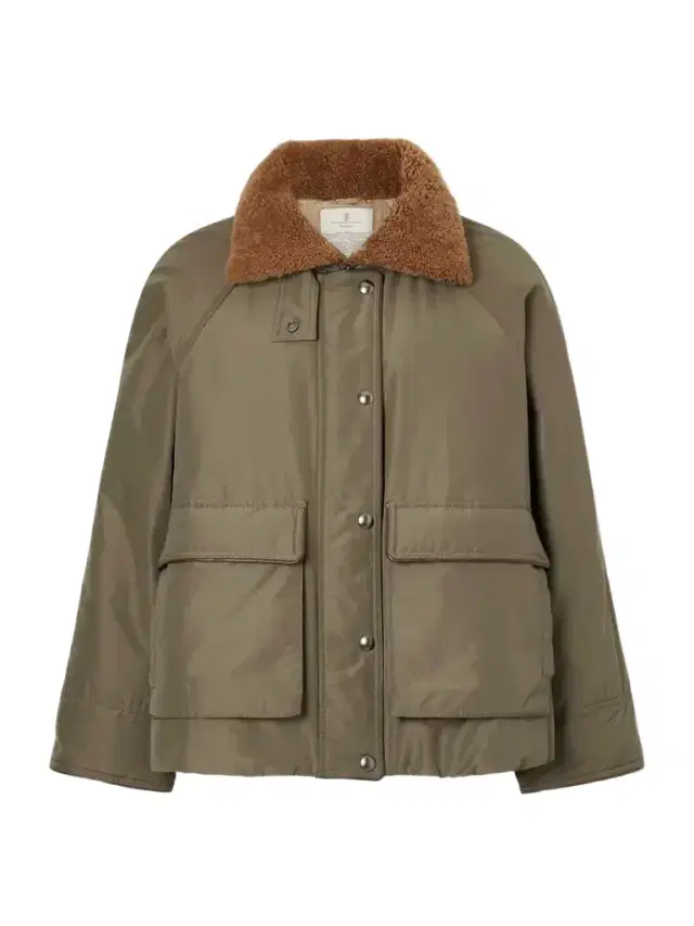 Brunello Cucinelli Shearling-trimmed Padded Cotton-blend Down Jacket