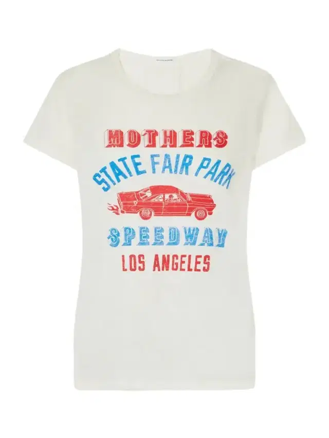 Mother The Lil Sinful Printed Cotton And Linen-blend Jersey T-shirt