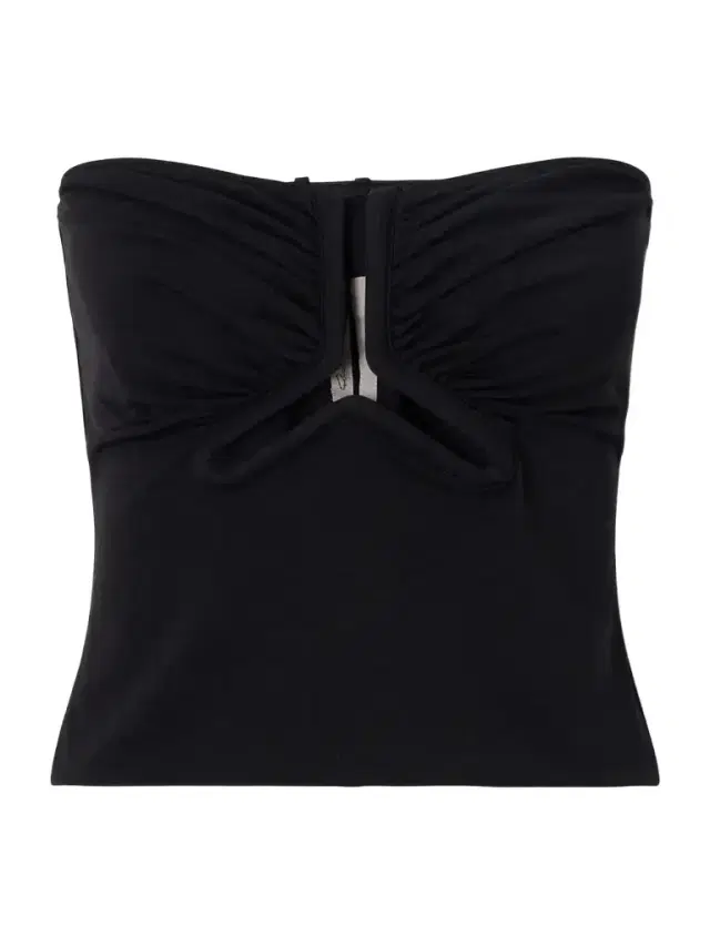 Rick Owens Alannah Strapless Cut-out Stretch-jersey Top