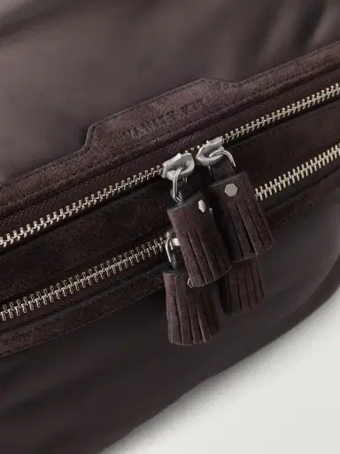 Anya Hindmarch Suede-trimmed Shell Vanity Case | Thumbnail 3 Anya Hindmarch Suede-trimmed Shell Vanity Case | Thumbnail 3