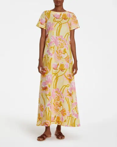 Emporio Sirenuse Fiamma Poppy Dress | Thumbnail 4 Emporio Sirenuse Fiamma Poppy Dress | Thumbnail 4