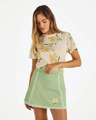 Markarian Malbon x Markarian Lia Fair Green Skirt | Thumbnail 2