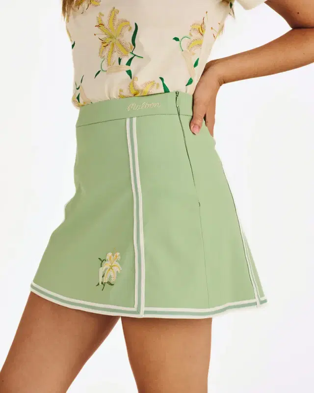 Markarian Malbon x Markarian Lia Fair Green Skirt