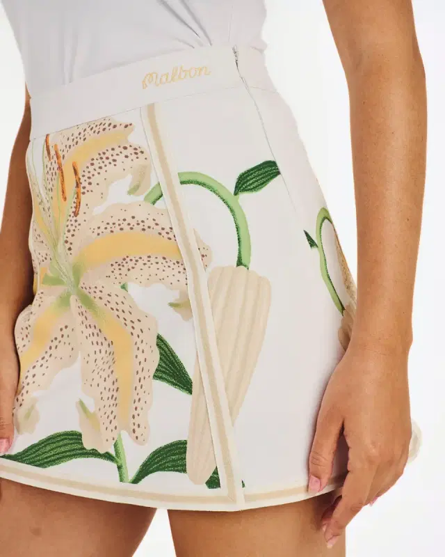 Markarian Malbon x Markarian Lia White Skirt