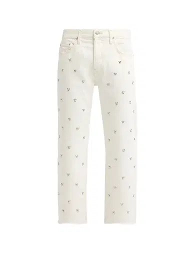 RE/DONE Women's Beau Embellished Boyfriend Jeans | Thumbnail 1