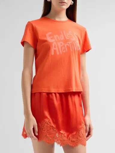 RE/DONE Women's Endless Apertivo Classic T-Shirt | Thumbnail 4