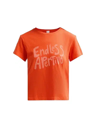 RE/DONE Women's Endless Apertivo Classic T-Shirt | Thumbnail 1