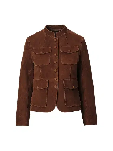 rag & bone Women's Mercer Suede Blazer - Brown - Size 12 | Thumbnail 1 rag & bone Women's Mercer Suede Blazer - Brown - Size 12 | Thumbnail 1