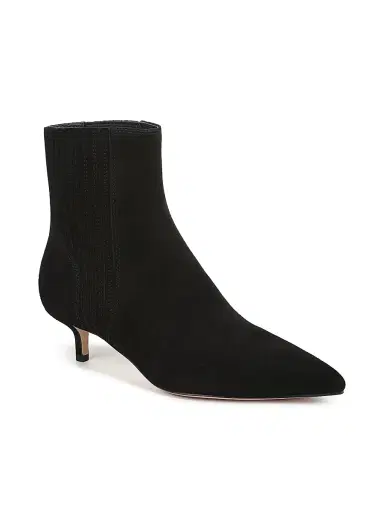 Veronica Beard Women's Lisa 45MM Suede Chelsea Boots - Black - Size 12 | Thumbnail 2 Veronica Beard Women's Lisa 45MM Suede Chelsea Boots - Black - Size 12 | Thumbnail 2