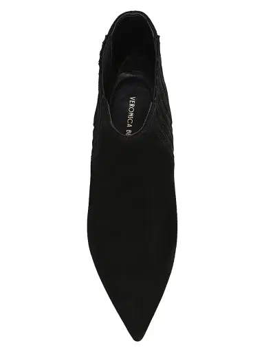 Veronica Beard Women's Lisa 45MM Suede Chelsea Boots - Black - Size 12 | Thumbnail 4 Veronica Beard Women's Lisa 45MM Suede Chelsea Boots - Black - Size 12 | Thumbnail 4