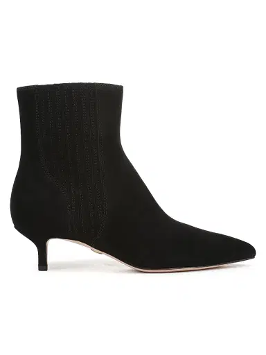 Veronica Beard Women's Lisa 45MM Suede Chelsea Boots - Black - Size 12 | Thumbnail 1 Veronica Beard Women's Lisa 45MM Suede Chelsea Boots - Black - Size 12 | Thumbnail 1