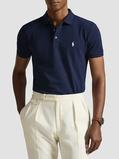 Polo Ralph Lauren Men's Classic-Fit Stretch-Cotton Polo Shirt | Thumbnail 4 Polo Ralph Lauren Men's Classic-Fit Stretch-Cotton Polo Shirt | Thumbnail 4