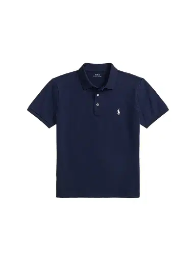 Polo Ralph Lauren Men's Classic-Fit Stretch-Cotton Polo Shirt - Refined Navy Smoke | Thumbnail 1