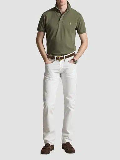 Polo Ralph Lauren Men's Classic-Fit Stretch-Cotton Polo Shirt - Cruise Olive | Thumbnail 2