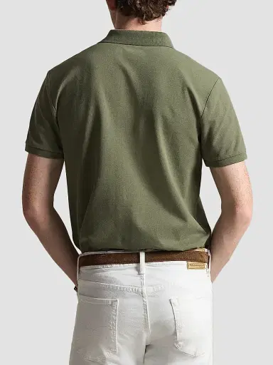 Polo Ralph Lauren Men's Classic-Fit Stretch-Cotton Polo Shirt - Cruise Olive | Thumbnail 3