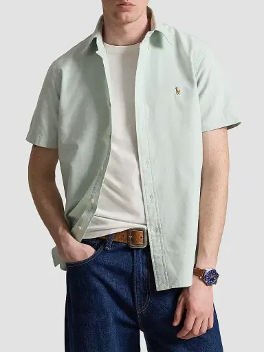 Polo Ralph Lauren Men's Short-Sleeve Oxford Shirt | Thumbnail 4