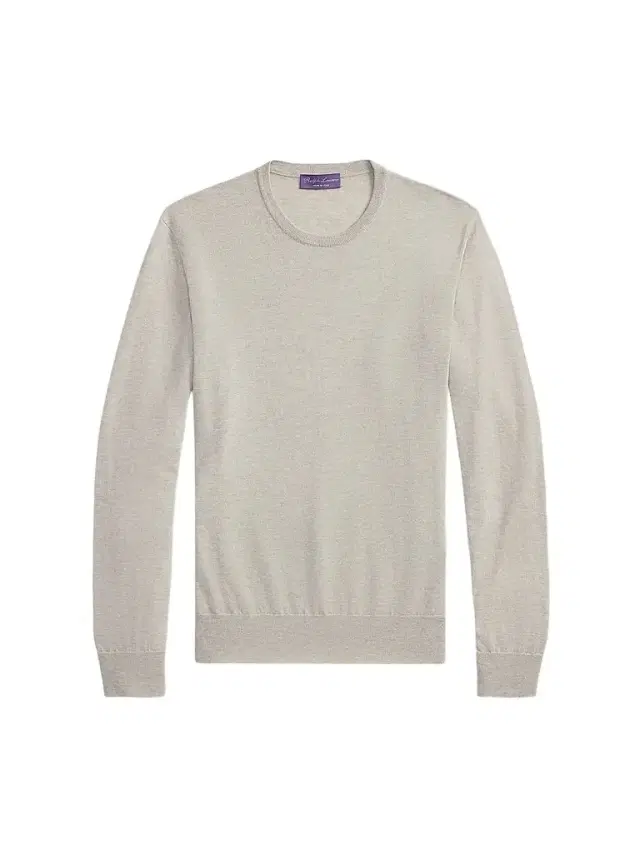 Ralph Lauren Purple Label Men's Cashmere-Jersey Long-Sleeve Sweater - Pearl Grey Heather