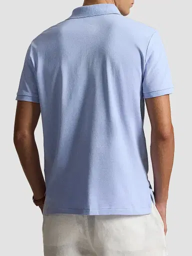 Polo Ralph Lauren Men's Classic-Fit Stretch-Cotton Polo Shirt - Pebble Blue | Thumbnail 3