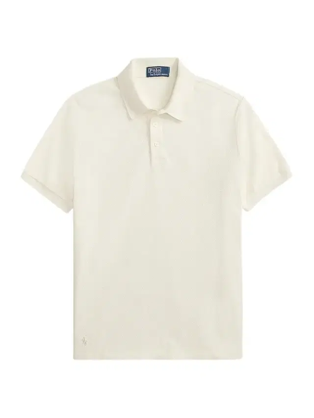 Polo Ralph Lauren Men's Cotton Pointelle Polo Shirt - Pale Cream