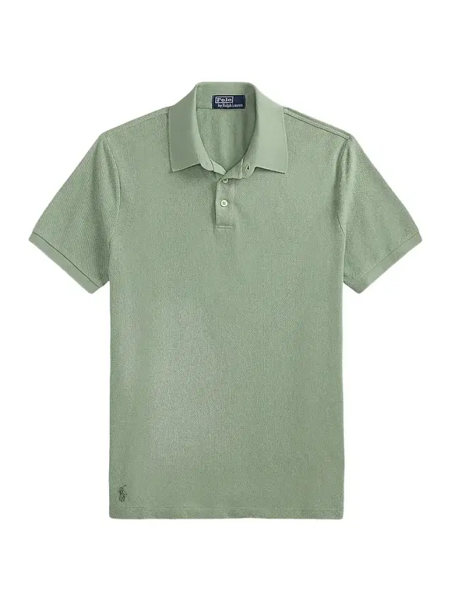 Polo Ralph Lauren Men's Cotton Pointelle Polo Shirt - Light Green