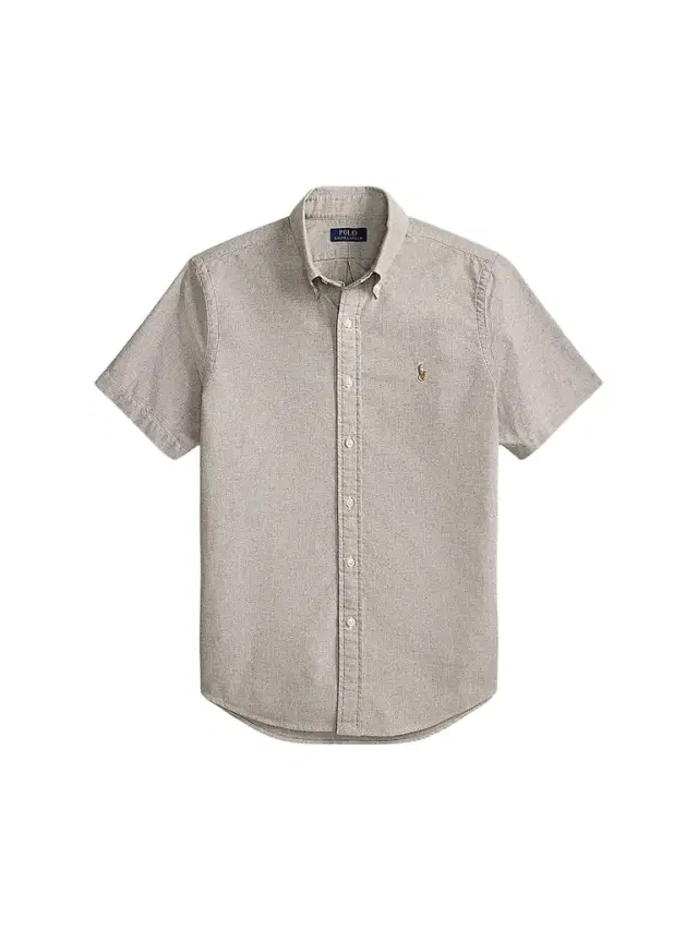 Men's Short-Sleeve Oxford Shirt - Nutmeg Brown