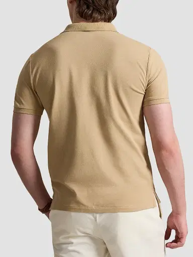 Polo Ralph Lauren Men's Classic-Fit Stretch-Cotton Polo Shirt - Vintage Khaki | Thumbnail 3