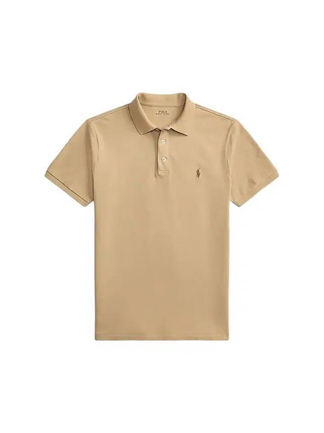 Polo Ralph Lauren Men's Classic-Fit Stretch-Cotton Polo Shirt - Vintage Khaki