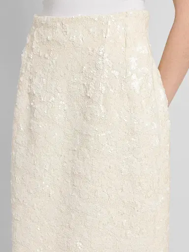Kiton Women's Sequined Pencil Midi Skirt | Thumbnail 5 Kiton Women's Sequined Pencil Midi Skirt | Thumbnail 5