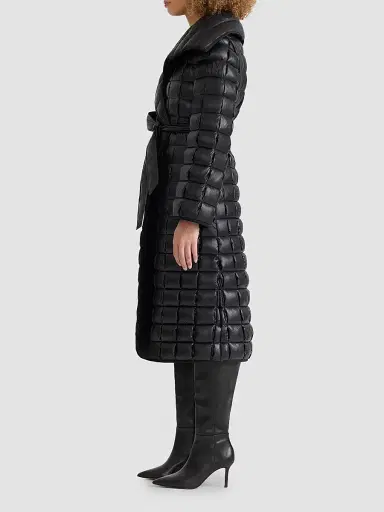 Mackage Women's Diva Long Down Coat - Black - Size Large | Thumbnail 5
