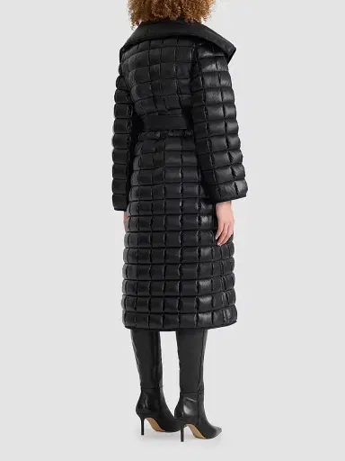 Mackage Women's Diva Long Down Coat - Black - Size Large | Thumbnail 6