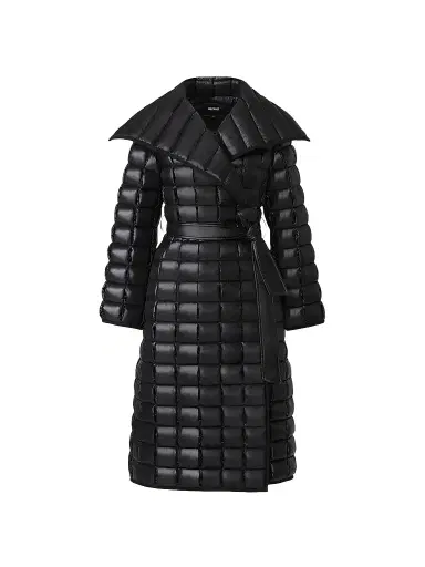 Mackage Women's Diva Long Down Coat - Black - Size Large | Thumbnail 1