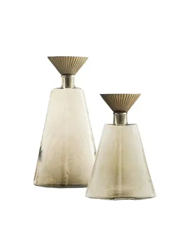 Arteriors Mariah 2-Piece Decanter Set - Gold | Thumbnail 1 Arteriors Mariah 2-Piece Decanter Set - Gold | Thumbnail 1