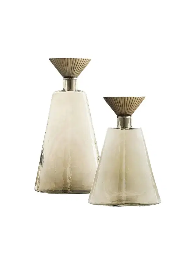 Arteriors Mariah 2-Piece Decanter Set - Gold