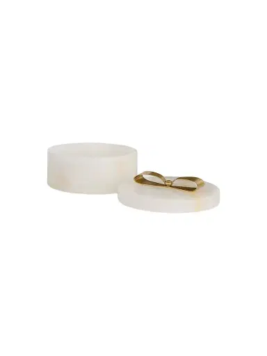 Arteriors Monet Small Container - White | Thumbnail 1 Arteriors Monet Small Container - White | Thumbnail 1