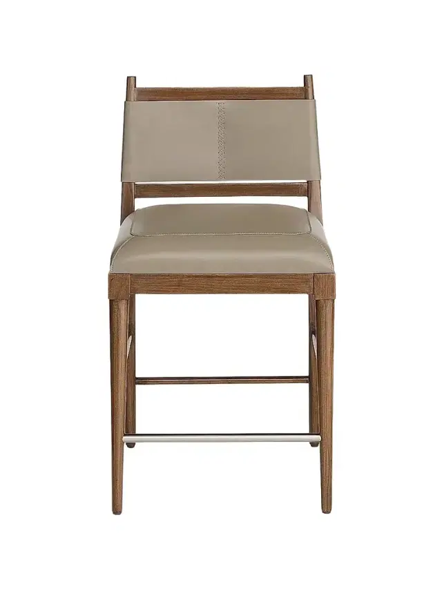 Arteriors Keegan Counter Stool - Grey