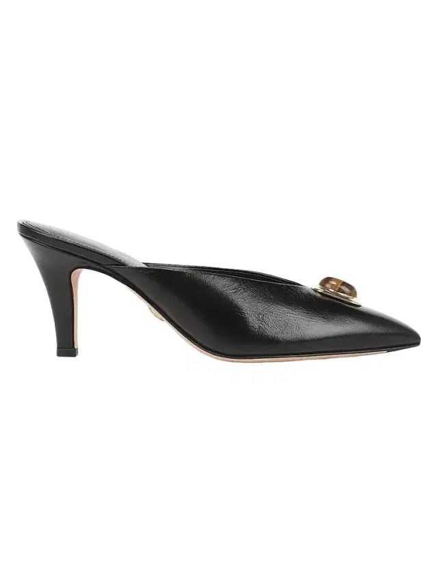 Veronica Beard Women's Rochelle 75MM Cabochon Leather Mules - Black