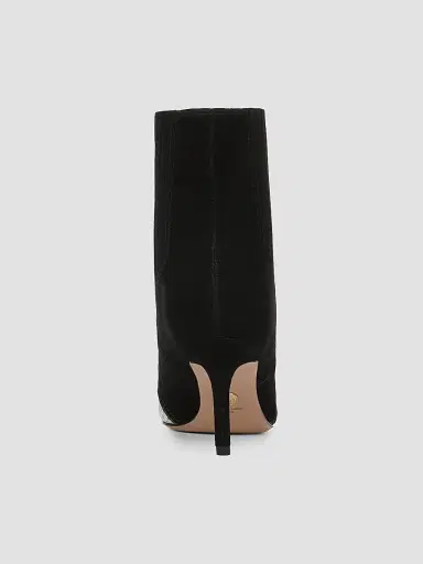 Veronica Beard Women's Lisa 70MM Suede Boots - Black Roccia - Size 12 | Thumbnail 3