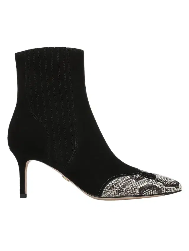 Women's Lisa 70MM Suede Boots - Black Roccia - Size 12
