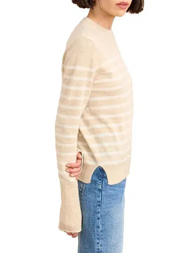 La Ligne Women's Lean Lines Sweater - Tan Cream - Size XL | Thumbnail 3 La Ligne Women's Lean Lines Sweater - Tan Cream - Size XL | Thumbnail 3