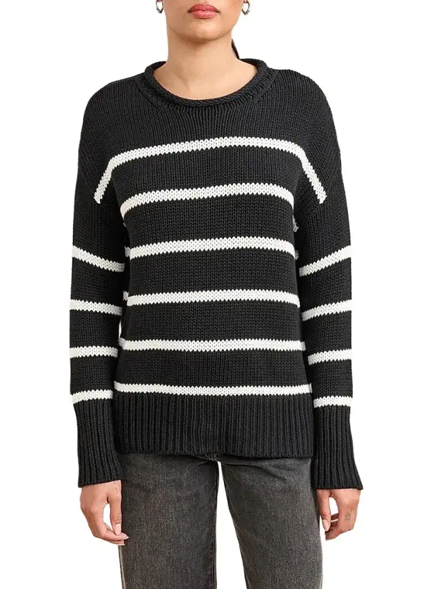 La Ligne Women's Marina Sweater - Black Cream