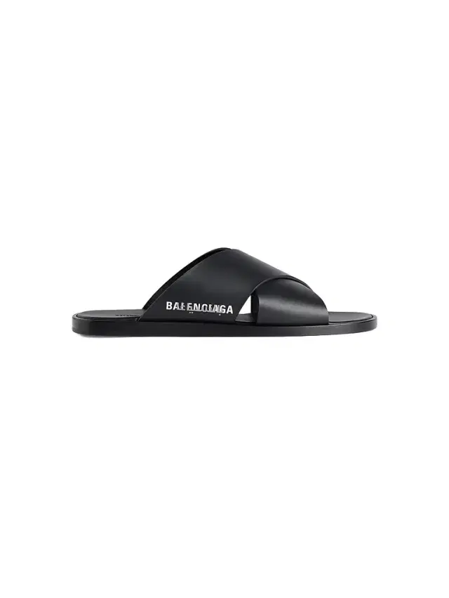 Balenciaga Men's Cosy Sandals - Black