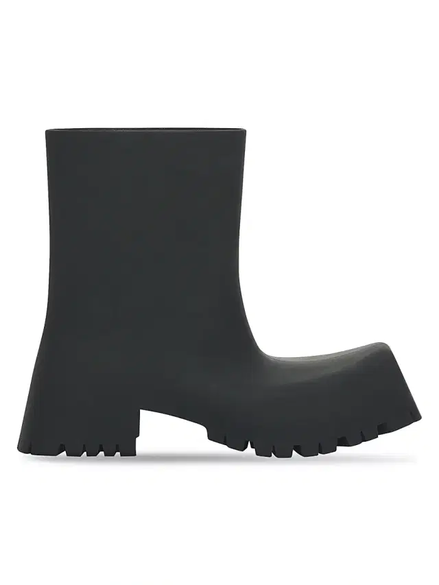 Balenciaga Men's Trooper Rubber Boot - Black