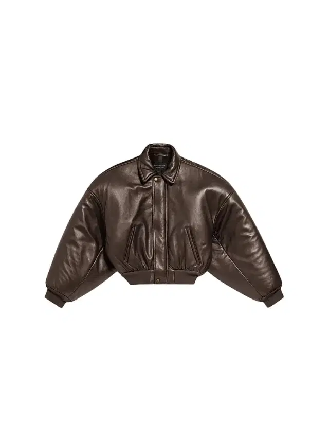 Balenciaga Men's Round Taxi Jacket - Dark Brown