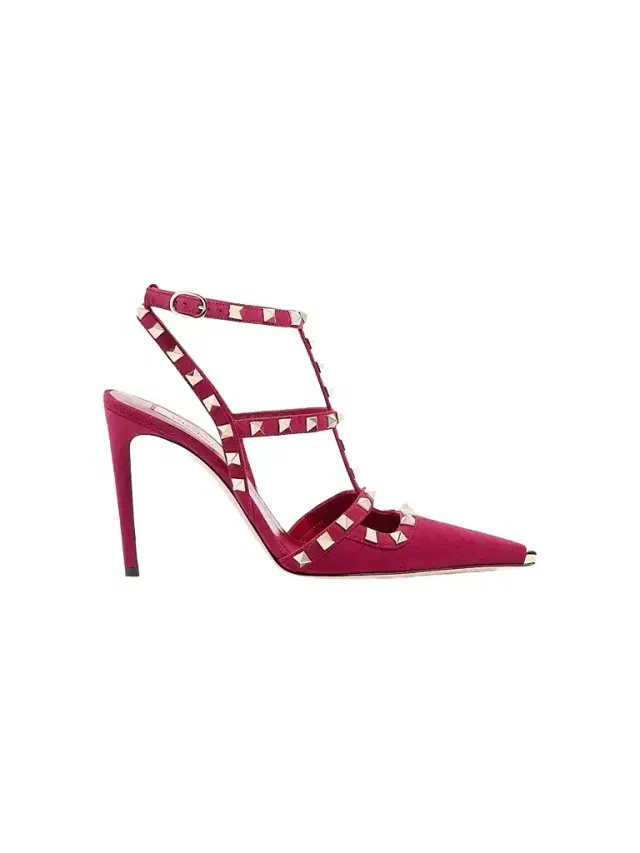Valentino Garavani Women's Rockstud Suede 100MM Pumps - Insolent